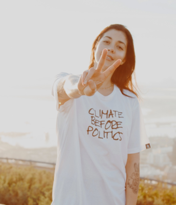 CLIMATE BEFORE POLITICS Unisex Tee CLIMATE BEFORE POLITICS Unisex Tee