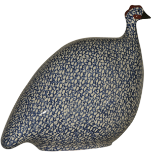 Guinea Hen - White Speckled Cobalt