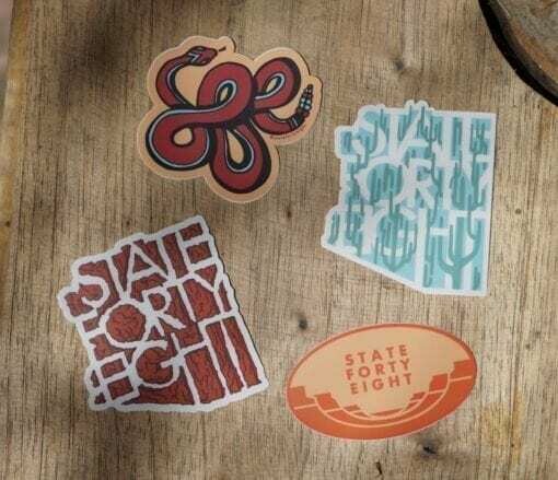 State Forty-Eight Snake Sticker Pack