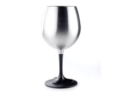 GSI Outdoors Glacier Stainless Nesting - Red Wine Glass