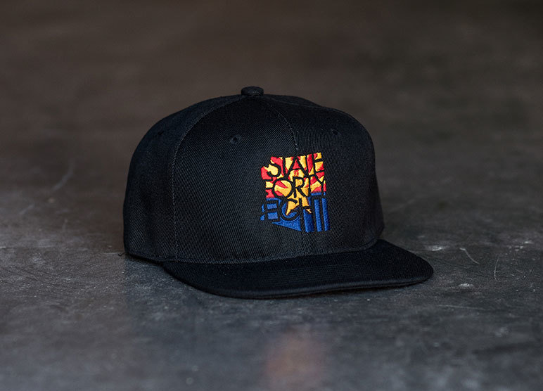 State Forty-Eight Snapback Classic | Black SFE Flag