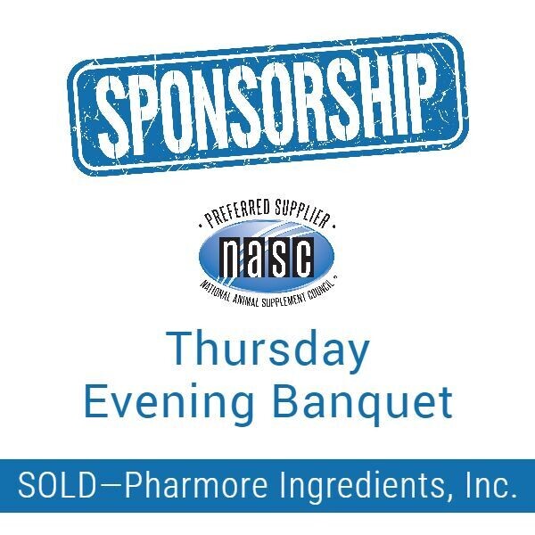 Sponsorship: Thursday Evening Banquet