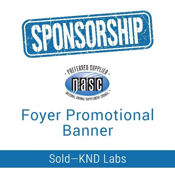 Sponsorship: Foyer Promotional Banner