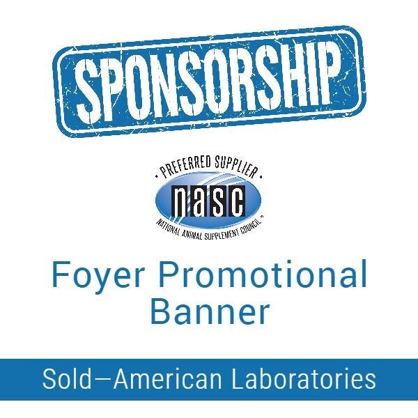 Sponsorship: Foyer Promotional Banner