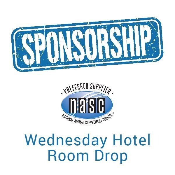 Sponsorship: Wednesday Hotel Room Drop