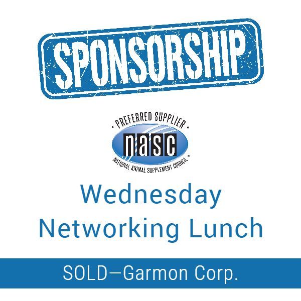 Sponsorship: Wednesday Networking Lunch in Exhibit Hall