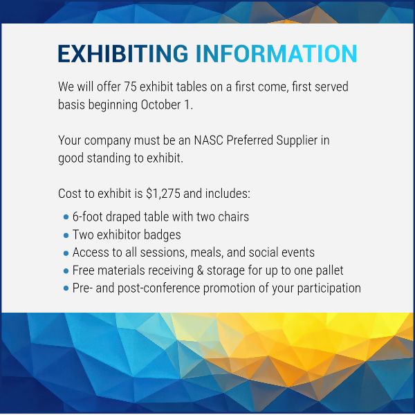 Preferred Supplier Exhibit Space + Two Badges