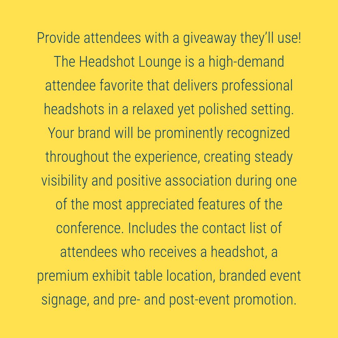 Sponsorship: Headshot Lounge