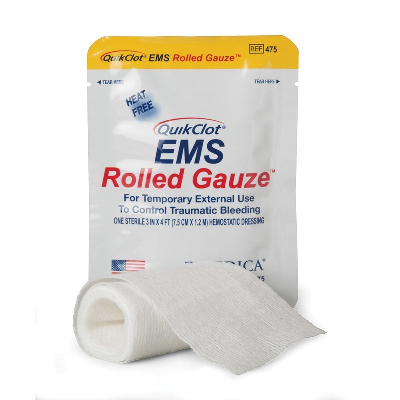 QuikClot® EMS Rolled Gauze