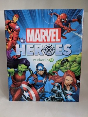 Marvel heroes Woolworths discs album -Complete Set
