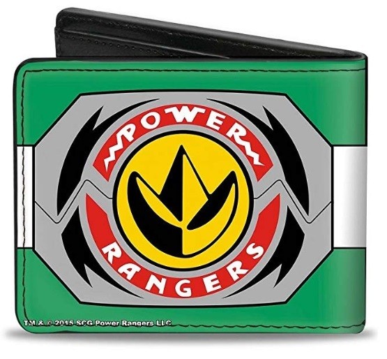 Tommy Green Ranger Leather Wallet Morpher Coin Version 2