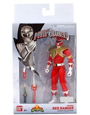 Mighty Morphin&#39; Power Rangers Red Ranger Dragon Shield Exclusive Action Figure
