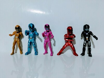 Mighty Morphin Power Rangers The movie figure- cake topper