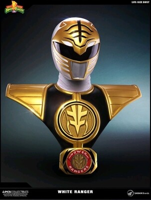 Power Rangers - White Ranger Life-Size Bust