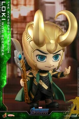 Avengers 4: Endgame - Loki w/Scepter Cosbaby view 2 - Mighty Toys Australia