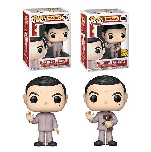 Pop Vinyl Mr Bean: Mr Bean Pajamas Chase set of 2