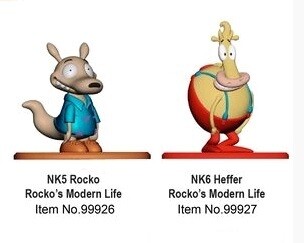 Nickelodeon - Nano Metalfigs Rocko&#39;s Modern Life Set of 2