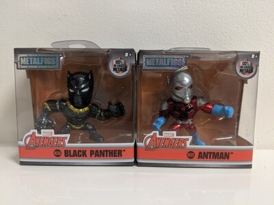 Marvel - 2.5&quot; Metals Black Panther and Antman set of 2