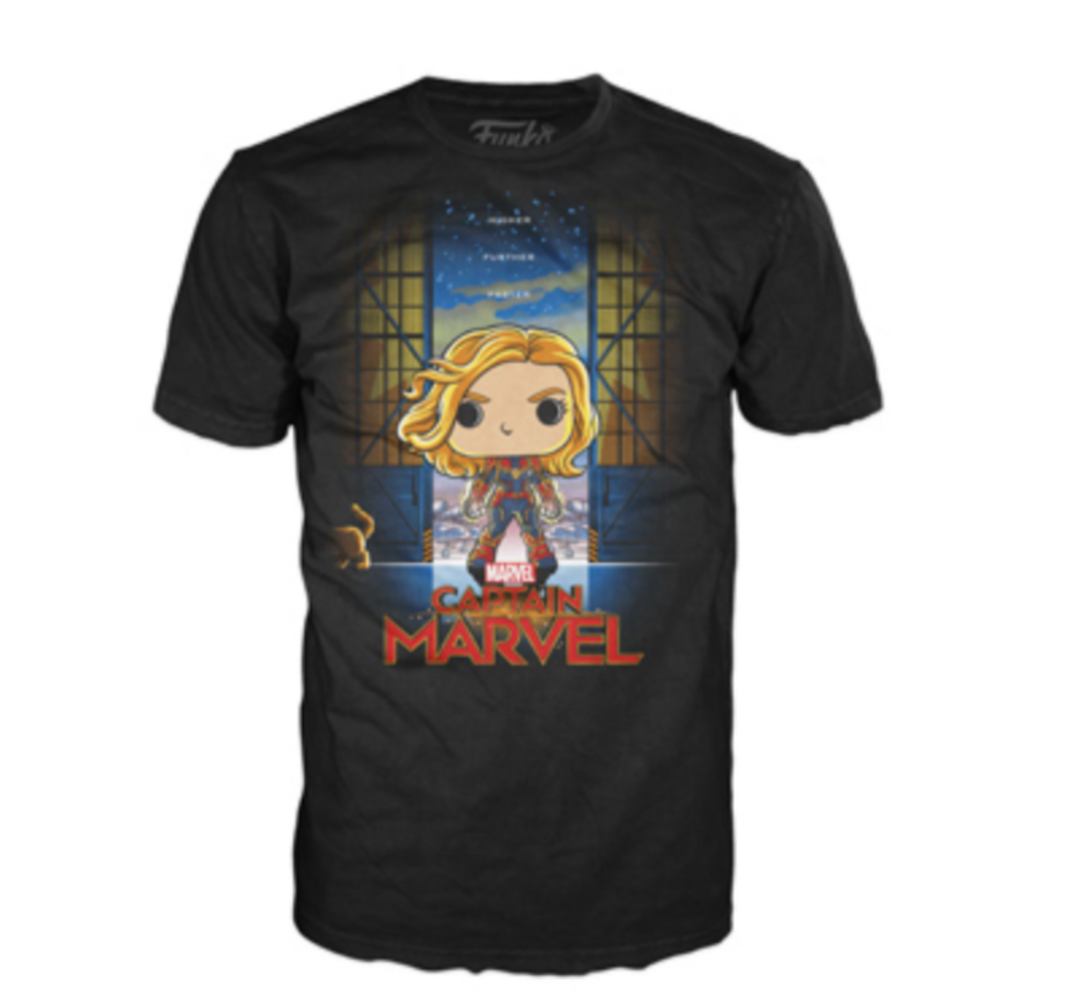 Funko POP Captain Marvel Collector Corps Exclusive T-Shirt XL