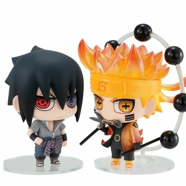 NARUTO &amp; SASUKE - CHIMIMEGA - BUDDY SERIES FIGURE SET