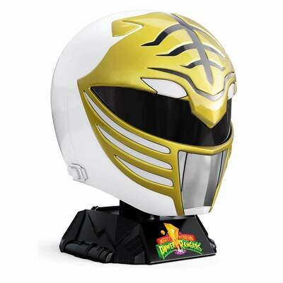 Hasbro Power Rangers Lightning Collection Mighty Morphin White Ranger Helmet 1:1 Scale Wearable