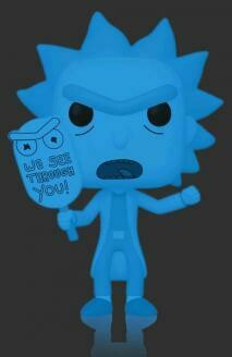 Rick &amp; Morty - Hologram Rick (See You) Glow US Exclusive Pop! Vinyl [RS]
