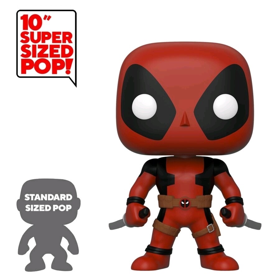 Deadpool - Two Swords Red US Exclusive 10&quot; Pop! Vinyl [RS]