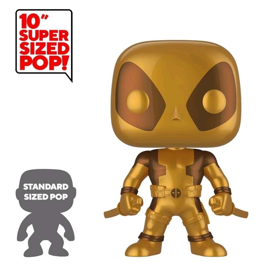 Deadpool - Two Swords Gold 10" Pop! Vinyl Figure