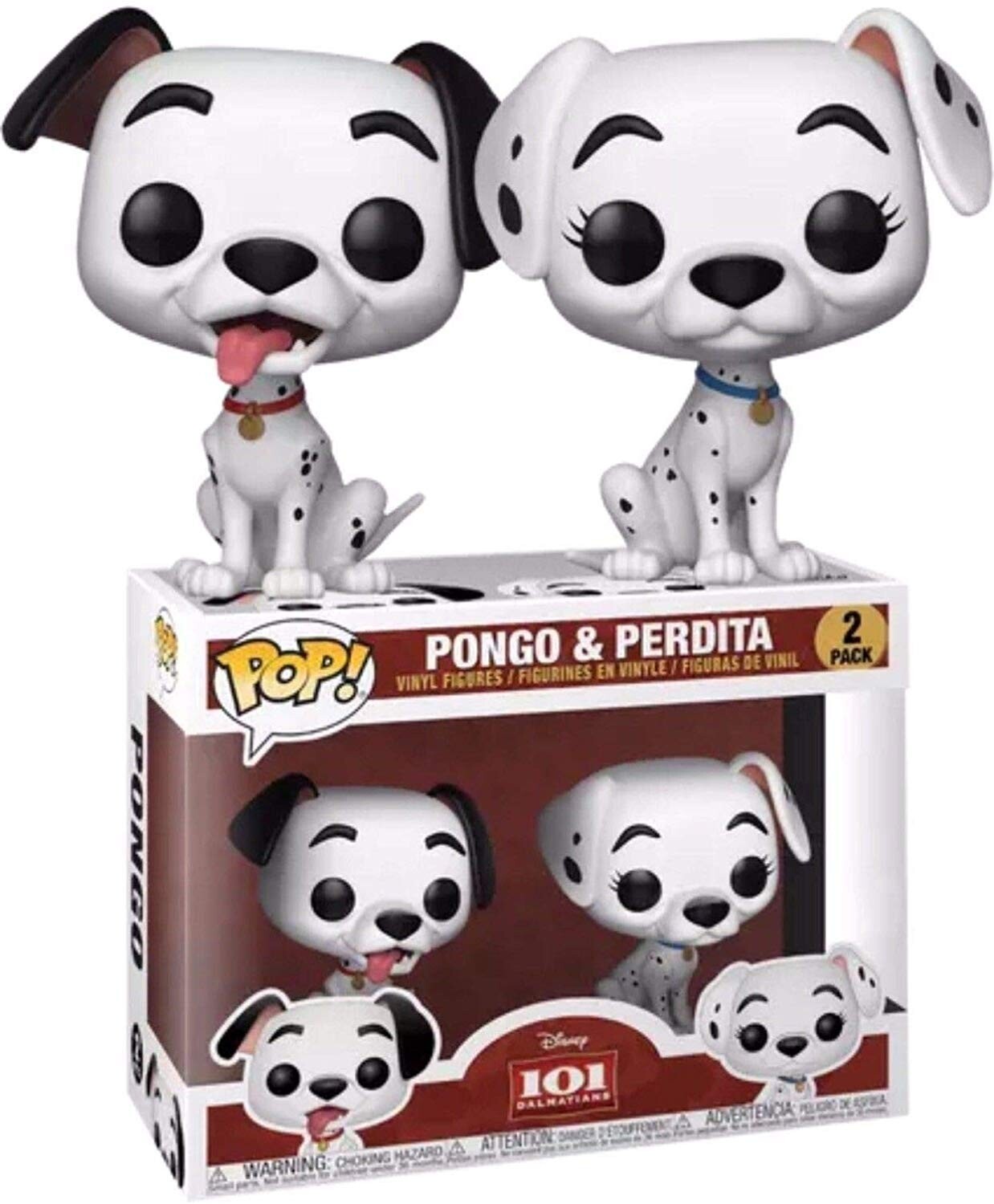 Funko Pop! Disney 101 Dalmations Pongo and Perdita PIAB Exclusive 2 Pack