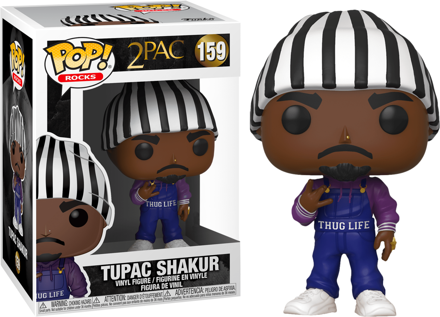 Tupac - Tupac Overalls Pop! Vinyl Figure