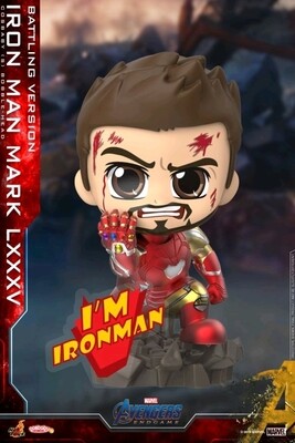 Avengers 4: Endgame - Iron Man Mark LXXXV Battling Cosbaby