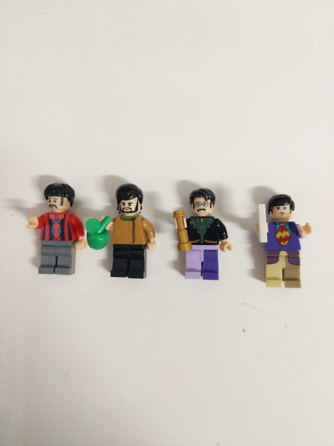 Lego Minifigure tye Beatles set of 4