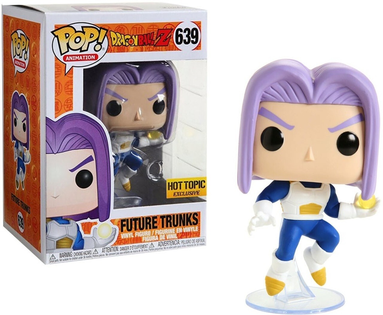 Dragon Ball Z - Future Trunks Pop! Vinyl Figure (Hot Topic Exclusive) (Box Damaged)