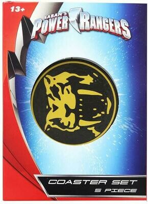 Power Rangers Mighty Morphin 5-Piece Coaster Set - alternate product image 2