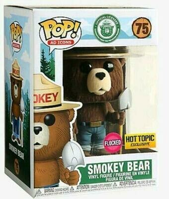 Smokey Bear - Smokey Bear Flocked Pop! Vinyl Figure