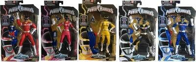 Legacy Power Rangers in Space 6.5&quot; Red, Pink, Yellow, Black &amp; Blue Ranger Action Figure Bundle