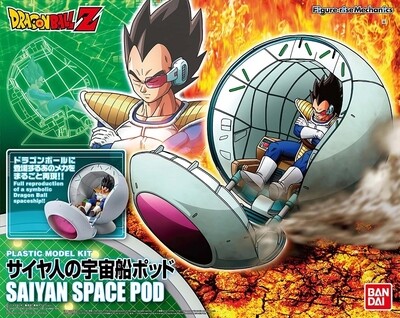 DRAGON BALL - FIGURISE MECHANICS - SAIYAN SPACE POD WITH VEGETA SPACESHIP
