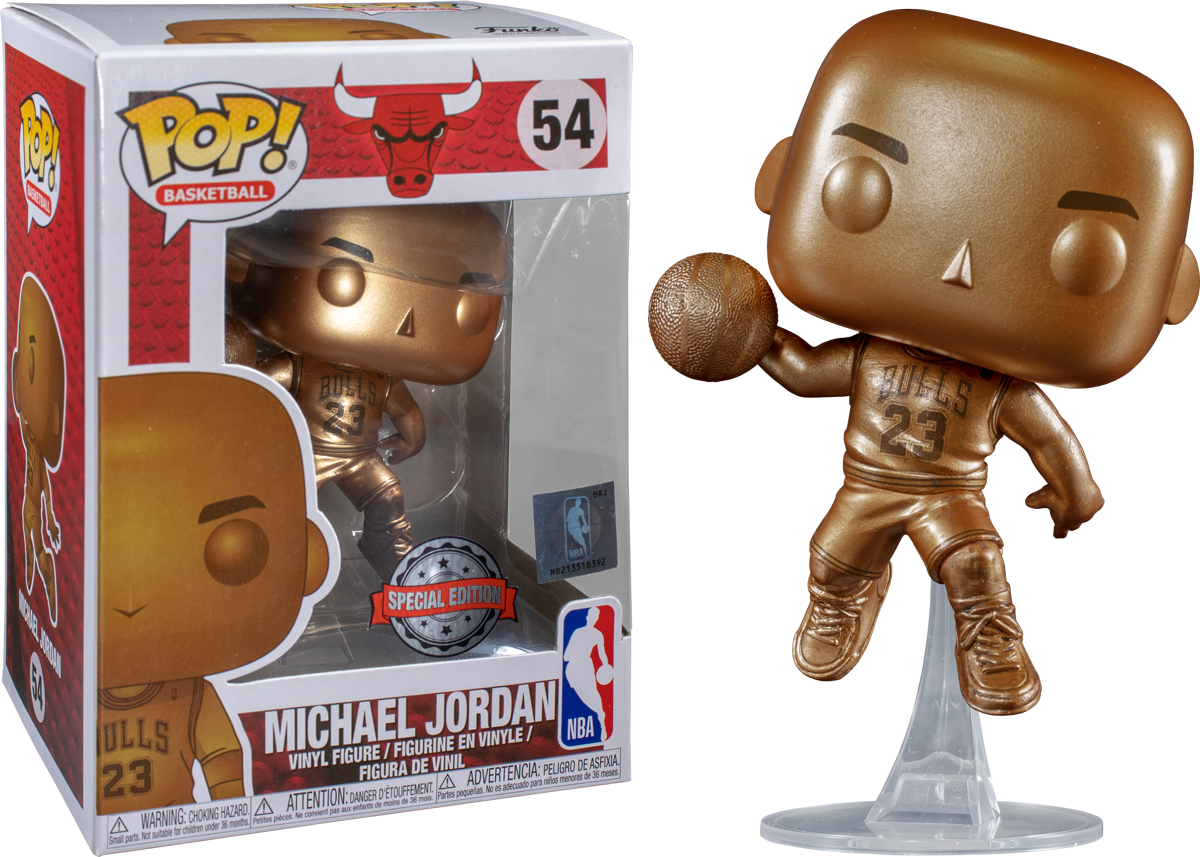 NBA Basketball - Michael Jordan Bronzed Pop! Vinyl Figure
