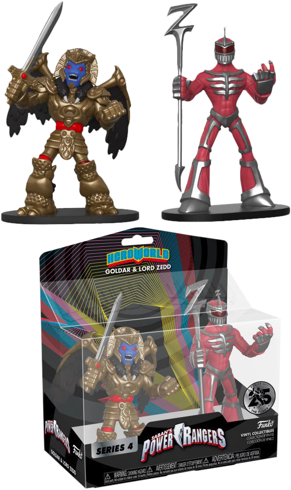 Mighty Morphin Power Rangers Goldar and lord Zedd hero world