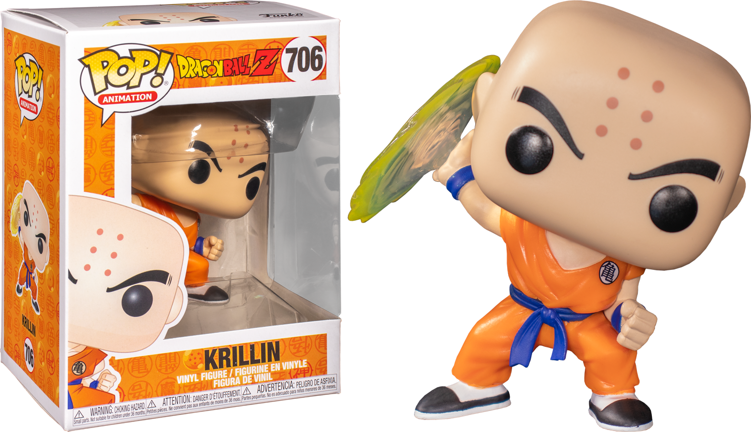 Dragon Ball Z - Krillin w/Destructo Disc Pop! Vinyl