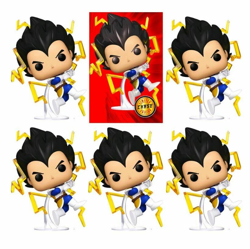 Dragon Ball Z - Vegeta Galick Gun Pop! Vinyl Figure Set of 6 including 1 chase