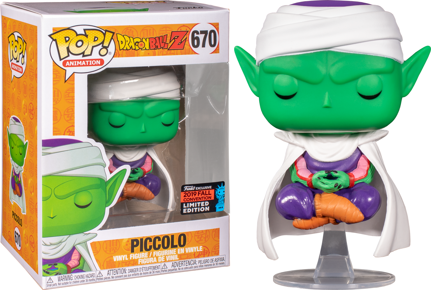 Dragon Ball Z - Piccolo Lotus Position NYCC 2019 Pop! Vinyl Figure