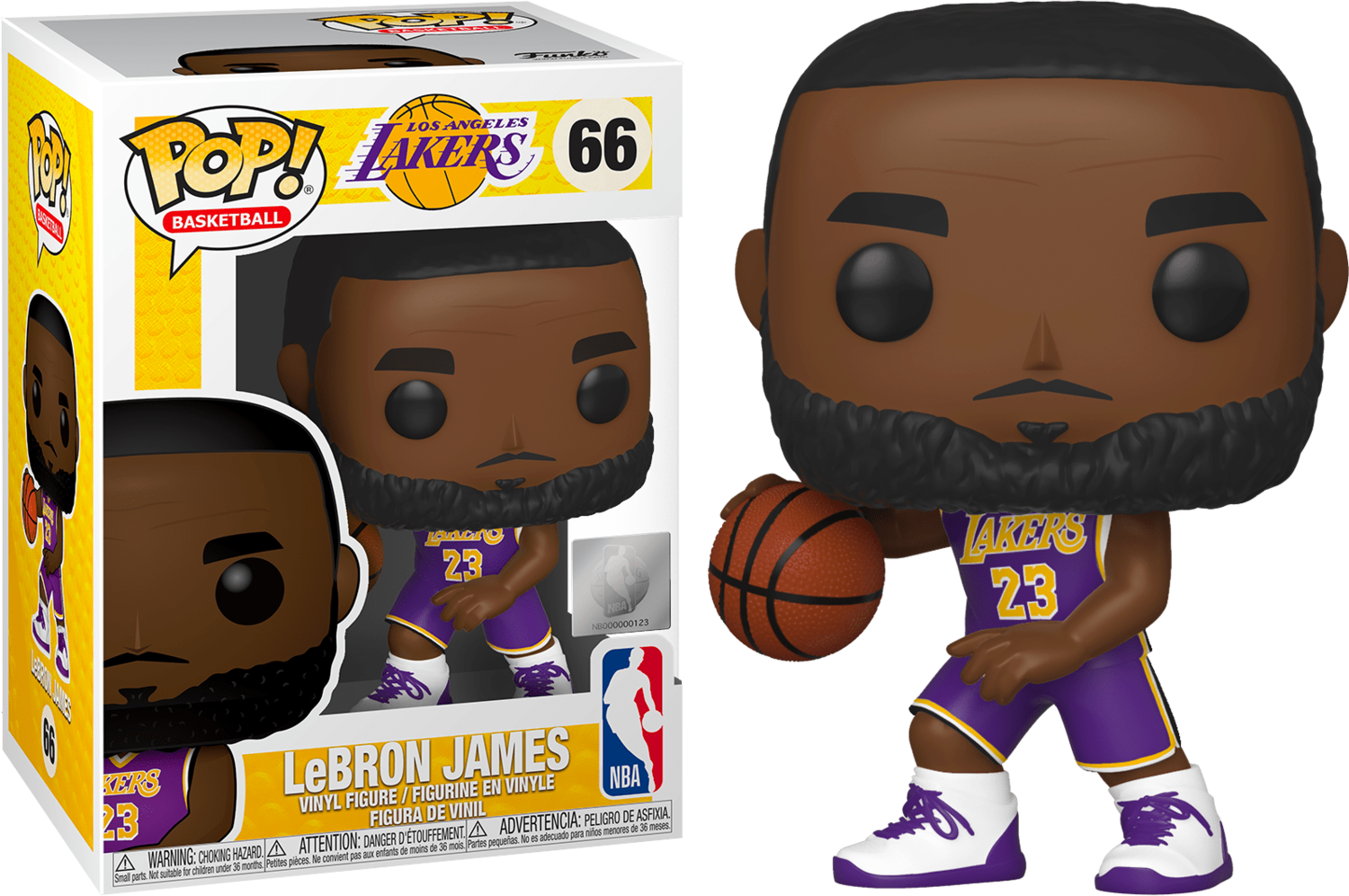 NBA: Lakers - Lebron James Pop! Vinyl