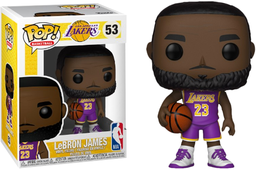 NBA: Lakers - Lebron James (Purple) Pop! Vinyl Figure