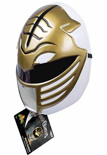 Mighty Morphin Power Rangers Half Face Mask, Select: White Ranger