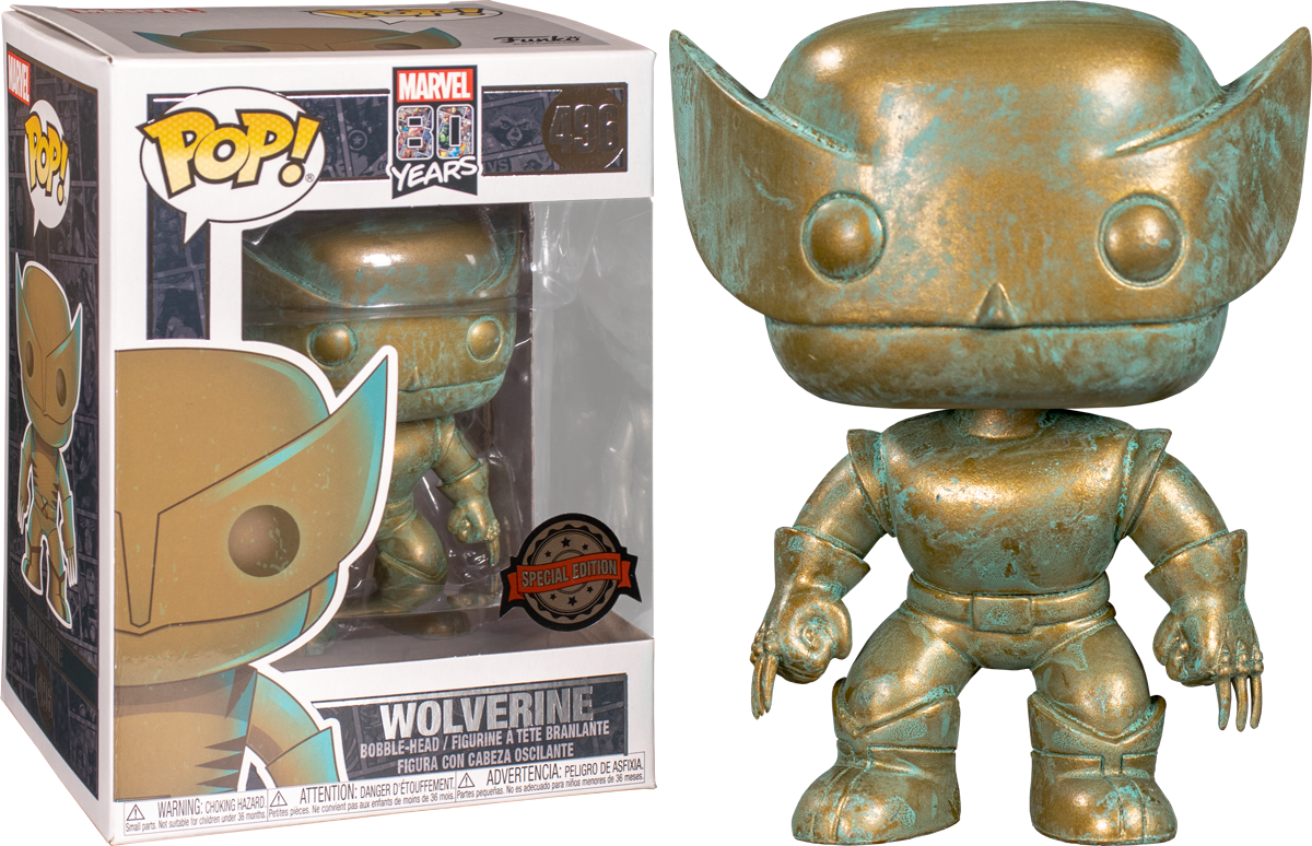 X-Men - Wolverine Patina 80th Anniversary Pop! Vinyl Figure