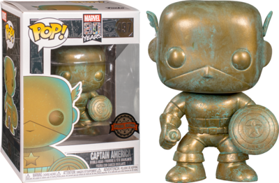 The Avengers - Captain America Patina 80th Anniversary Pop! Vinyl Figure