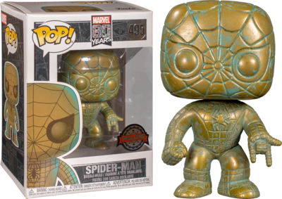 Spider-Man - Spider-Man Patina 80th Anniversary Pop! Vinyl Figure