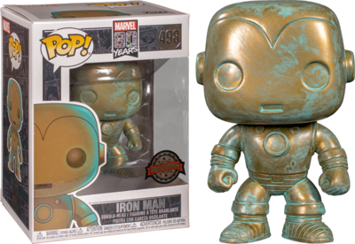 The Avengers - Iron Man Patina 80th Anniversary Pop! Vinyl Figure