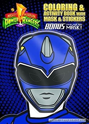 Coloring and Activity Book with Mask (Blue Mask), Power Rangers